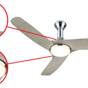 MORRIS MCF-16234 ΟΡ. 52” R/C -TIMER-DC 28W-LED22W-DIMMER-INX