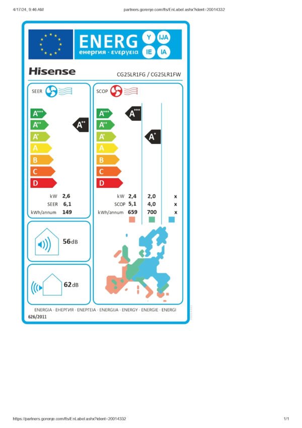 Hisense eCool Smart 18000 BTU (CG50XS1F) - Image 7